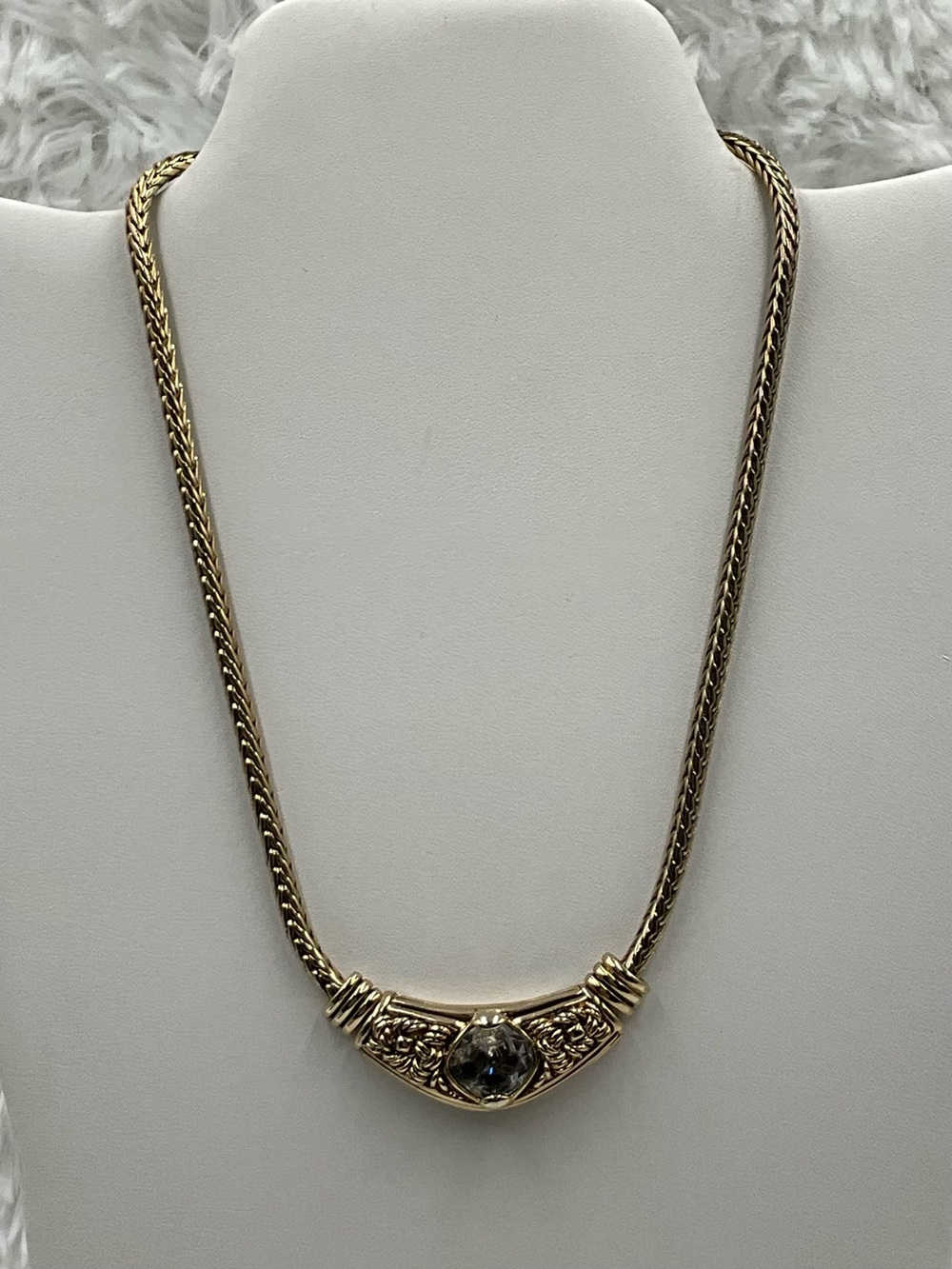 MX Michael Morrison Vintage Renaissance Revival Necklace Stamped